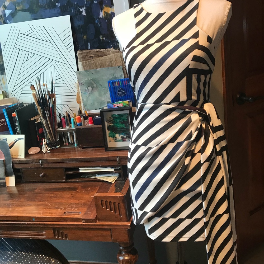Striped Mini dress
